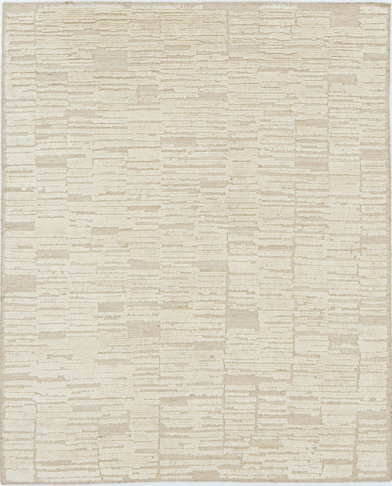 Cairn Ivory hand-knotted wool rug