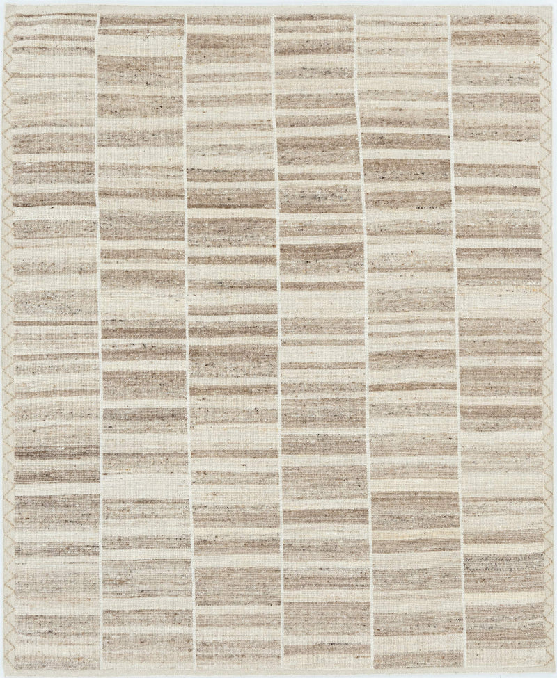 Copse Cream hand-knotted wool rug