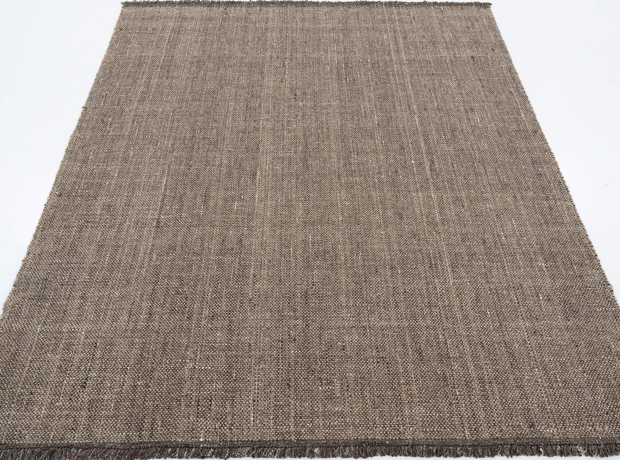 Woven Ridge Cupola Honey Wool Rug, Hand-Woven Ribbed Directional Weave, Warm Honey Area Rug 8x10 | Custom Size