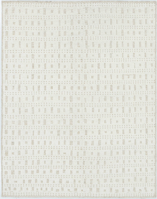 Bluff Ivory hand-knotted wool rug