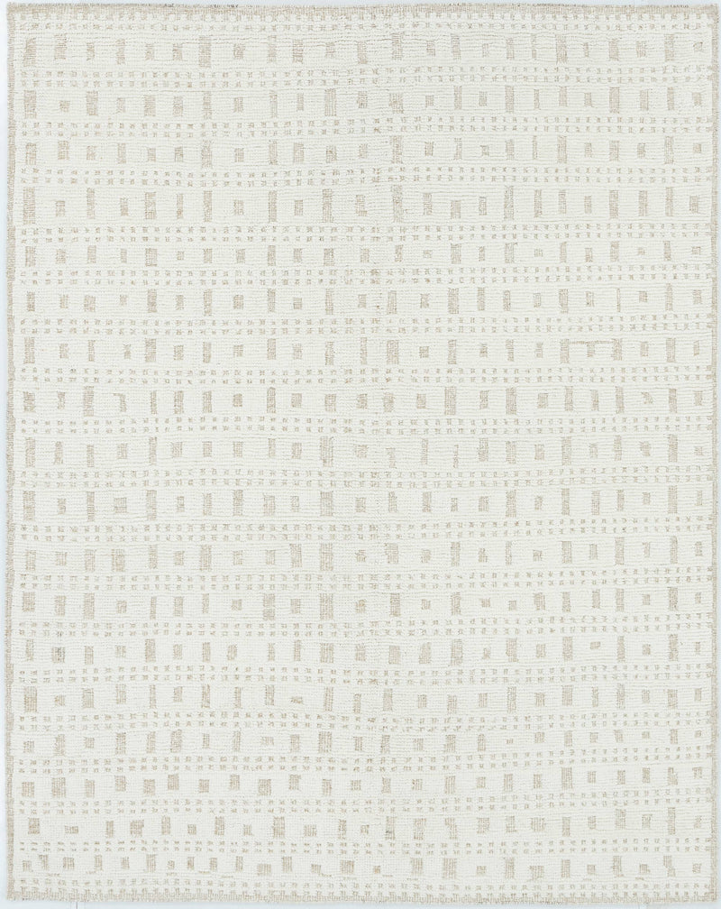 Bluff Ivory hand-knotted wool rug