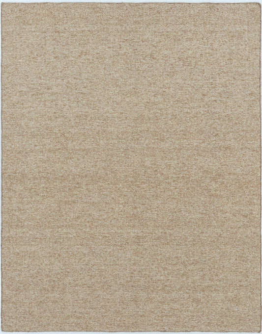 Cumin Rose hand-woven wool rug